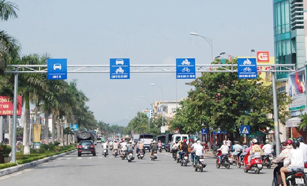 Một con đường tại TP Đà Nẵng.