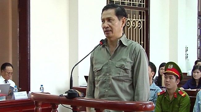 Bị cáo Phạm Thanh Bình, nguyên Chủ tịch HĐQT Vinashin bị tuyên 20 năm tù