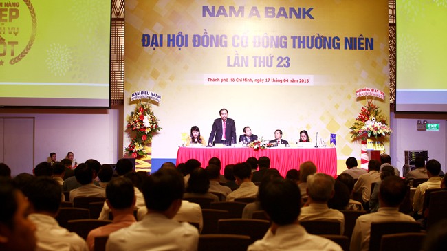 Năm 2015, Nam A Bank đặt các chỉ tiêu tăng trưởng mạnh mẽ