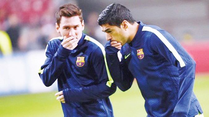 Messi và Luis Suarez bất ngờ bị kiểm tra doping
