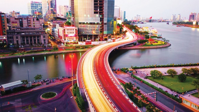 TPHCM với những con đường mới hiện đại vắt qua sông Sài Gòn