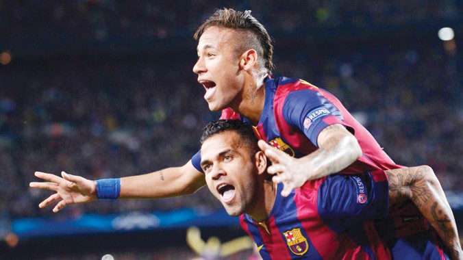 Neymar và đồng đội tiếp tục gây kinh hoàng cho hàng thủ Bayern Munich ở trận lượt về? Ảnh: AP
