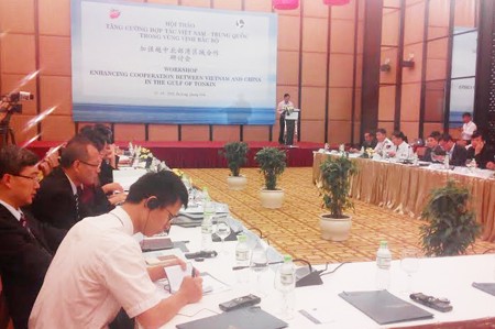 Hội thảo “Tăng cường hợp tác Việt Nam - Trung Quốc trong vùng Vịnh Bắc Bộ” (Ảnh: quangninh.gov.vn) 