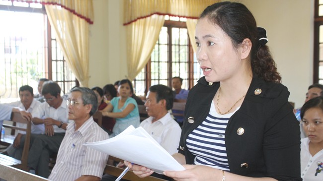 Nữ hộ sinh Dương Thị Thu Thủy một mình tranh luận, bào chữa tại phiên tòa 