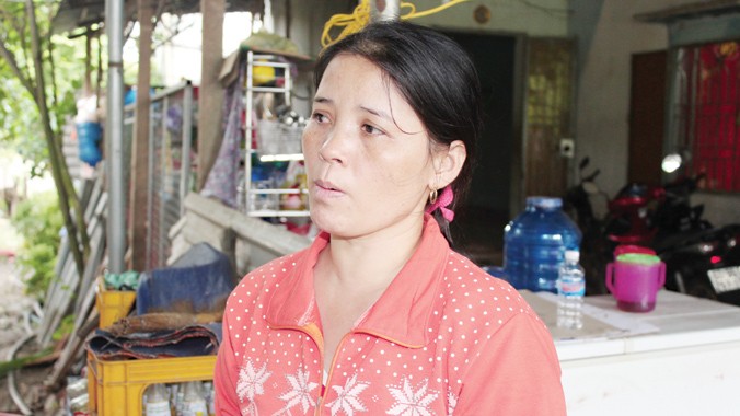 Bà Nguyễn Thị Vui, mẹ của N.T.A.T