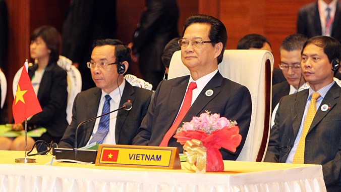 Thủ tướng Nguyễn Tấn Dũng tham dự Hội nghị ACMECS 6 tại Myanmar. Ảnh: Đức Tám 