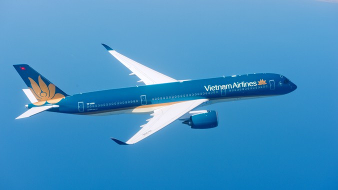 Máy bay Airbus 350 mới của Vietnam Airlines