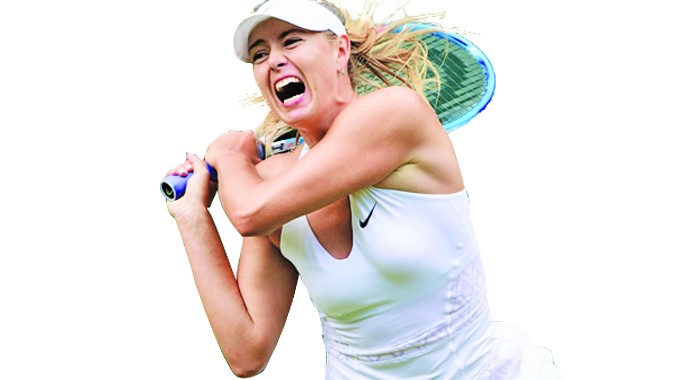 Tiếng thét lên tới 101 decibel của Maria Sharapova khiến nhiều khán giả cả trên sân lẫn qua truyền hình cảm thấy khó chịu. Ảnh: MALAYSIAONLINE