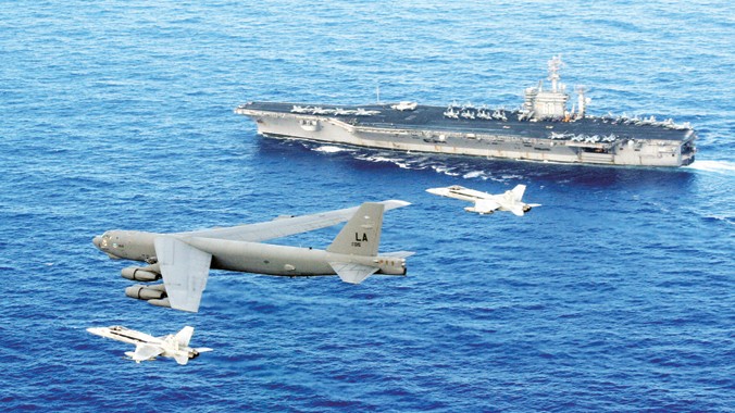 Máy bay B-52 của Mỹ. Ảnh: US Navy