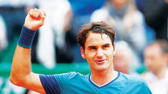 Phong cách lịch lãm trên sân đấu của Roger Federer rất hút các nhà tài trợ, quảng cáo. Ảnh: Skysports