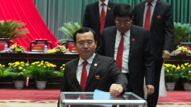 Quyền Chủ tịch HĐTV kiêm Tổng GĐ Nguyễn Quốc Khánh được bầu làm Phó Bí thư phụ trách Đảng ủy PVN. Ảnh: Tuấn Đức