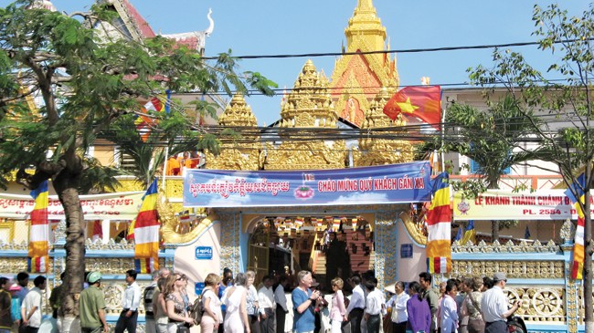 Một ngôi chùa Khmer ở Cần Thơ 