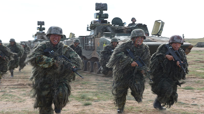 Quân đội Trung Quốc gần đây liên tục tập trận, gây lo ngại cho khu vực. Ảnh: Getty Images