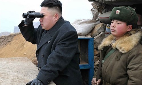 Nhà lãnh đạo Triều Tiên Kim Jong-un sáng qua ra lệnh cho các đơn vị biên giới chuẩn bị sẵn sàng chiến đấu. 