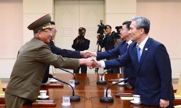Hai miền Triều Tiên ngừng hành động đối đầu