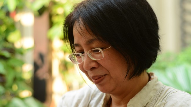 Nhà văn Lê Minh Hà.