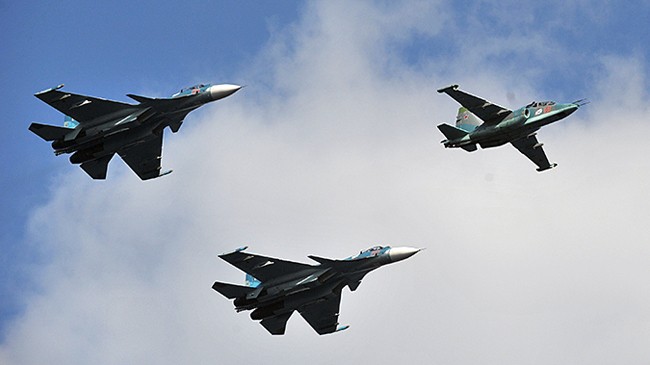 Chiến đấu cơ Nga trên bầu trời Syria