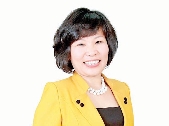 Bà Ðỗ Thị Ánh Nguyệt - Giám đốc Ðiều hành Cty CP Tập đoàn Liên kết Việt Nam (Vina-link Group)
