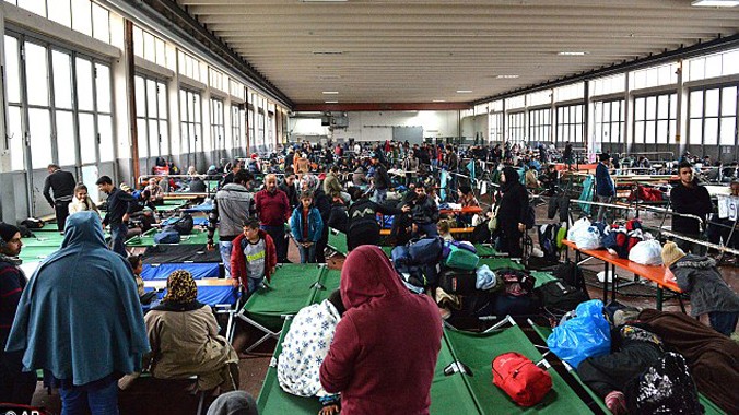Bên trong trại tị nạn Passau, Đức