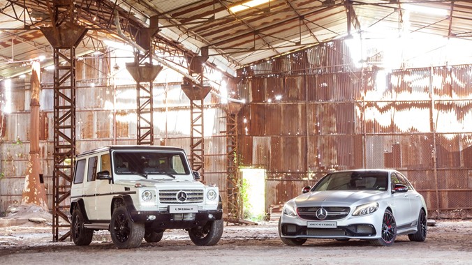 Bộ đôi Mercedes-Benz AMG C 63 S Edition 1 và G 500 Edition 35 trình làng tại VMS 2015