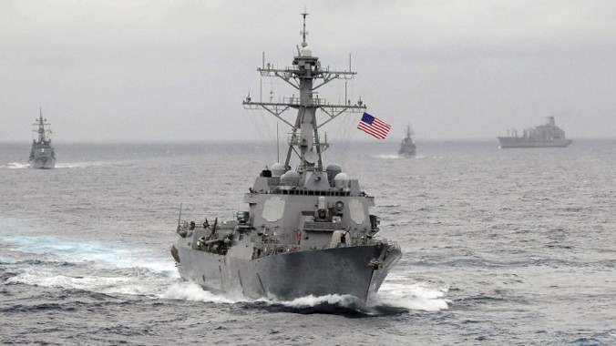 Tàu khu trục Mỹ USS Lassen. Ảnh: US Navy
