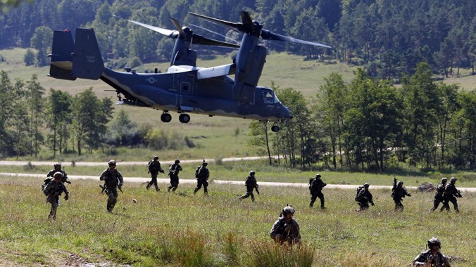 Quân đội NATO gần đây liên tục tập trận quy mô lớn. Ảnh: Getty Images