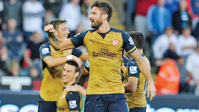 Liệu các cầu thủ Arsenal có dịp ăn mừng ngay tại Allianz Arena đêm nay? Ảnh: GETTY IMAGES