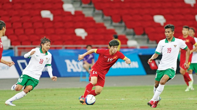 Công Phượng và đồng đội sẽ không còn cơ hội tranh ngôi vô địch SEA Games nếu đề xuất chỉ cử đội U21 dự SEA Games 29 được thông qua. Ảnh: VSI