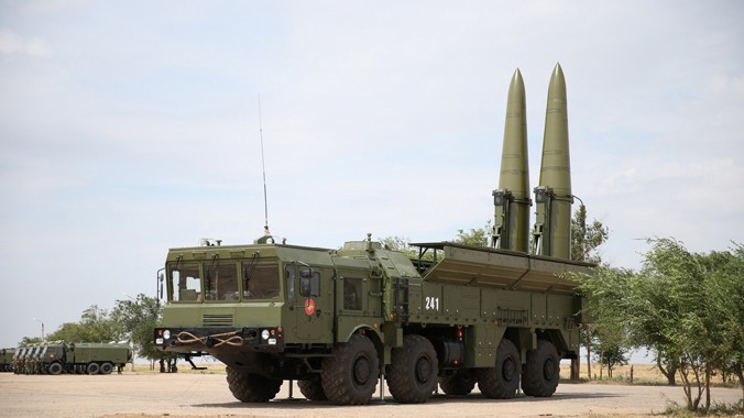 Nga triển khai hệ thống tên lửa đạn đạo chiến thuật tối tân ngay tại vùng lãnh thổ Kaliningrad giữa lòng NATO. Ảnh: Getty Images