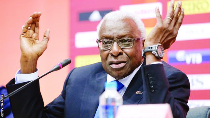 Cựu Chủ tịch IAAF Lamine Diack. Ảnh: GETTY IMAGES