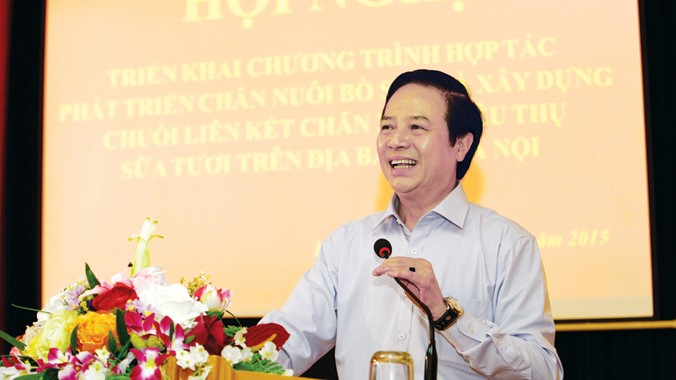 Ông Hoàng Thanh Vân - Cục trưởng Cục Chăn nuôi phát biểu tại Hội nghị.