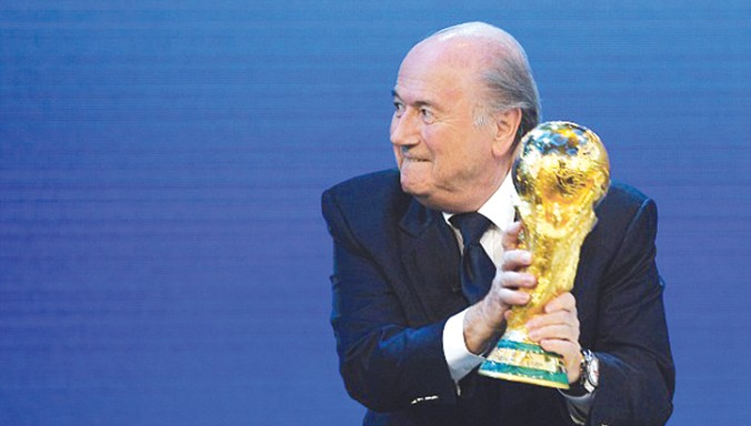 Khi ông Sepp Blatter không còn là “trùm” ở FIFA, nước Anh có thể quay lại cuộc đua đăng cai World Cup. Ảnh: GETTY IMAGES