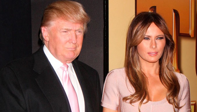 Chú rể Donald Trump và cô dâu Melania Knauss