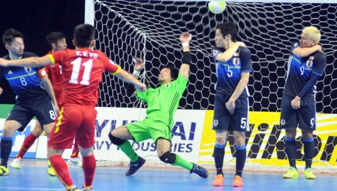 Các tuyển thủ futsal Việt Nam đã mang đến niềm vui, phấn khích cao độ cho người hâm mộ với chiến tích lịch sử lần đầu góp mặt ở FIFA Futsal World Cup. Ảnh: AFC