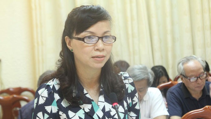 Bà Nguyễn Thị Kim Phụng, quyền Vụ trưởng Vụ giáo dục ĐH, Bộ GD&ĐT.