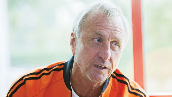 Huyền thoại người Hà Lan Johan Cruyff đã ra đi ở tuổi 68. Ảnh: GUARDIAN