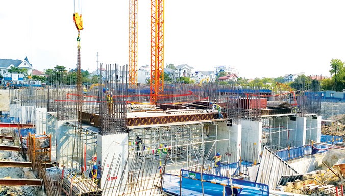 Chủ đầu tư đã hoàn thành sàn tầng trệt dự án Gateway Thao Dien.