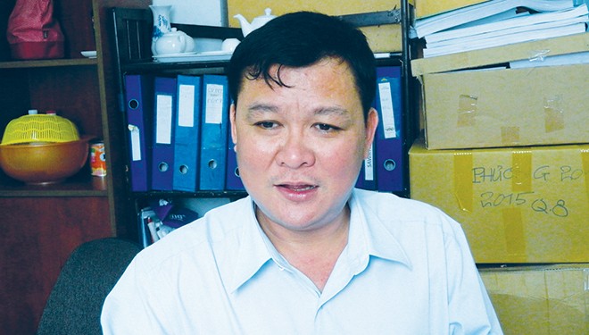 Ông Nguyễn Hoàng Anh Dũng, phó giám đốc Trung tâm chống ngập TPHCM.