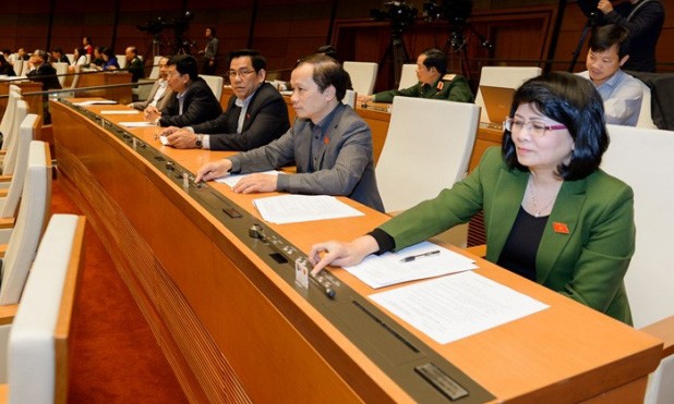 Quốc hội sẽ bầu mới hai Phó Chủ tịch Quốc hội để thay thế vào vị trí của ông Huỳnh Ngọc Sơn và bà Nguyễn Thị Kim Ngân (Chủ tịch Quốc hội) để lại.
