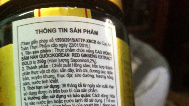 Một trong những sản phẩm được cấp khi tham gia nộp tiền tại Công ty Cổ phần Liên minh tiêu dùng Việt Nam. Ảnh: Hoàng Lam