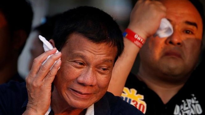Ứng viên tranh cử tổng thống Philippines, ông Rodrigo Duterte
