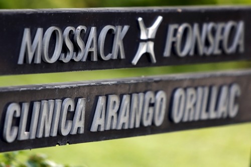 Biểu tượng công ty Mossack Fonseca, nơi Hồ sơ Panama rò rỉ. Ảnh: Reuters.