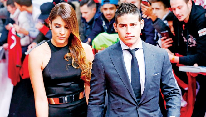 James sẽ không thể rời Real Madrid vì cô vợ Daniel Ospina.