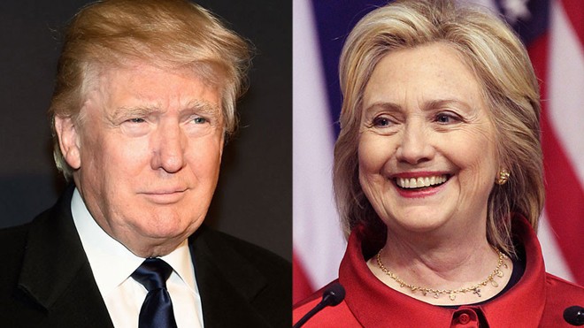 Ông Donald Trump và bà Hillary Clinton, cử tri Mỹ sẽ chọn ai làm tổng thống? Ảnh: Getty Images
