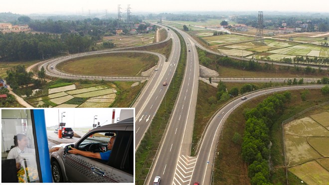 Tuyến đường cao tốc Nội Bài - Lào Cai. Ảnh: Như Ý