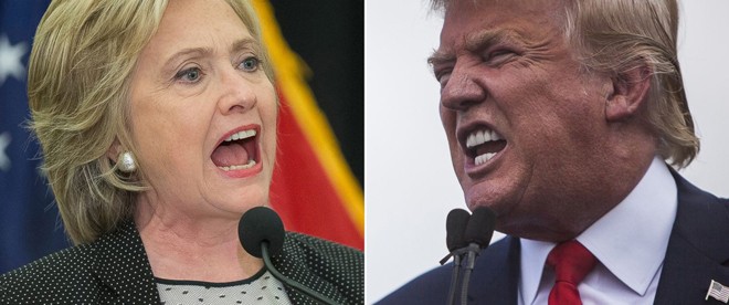 Cựu Ngoại trưởng Hillary Clinton và tỷ phú Donald Trump, ai sẽ chiến thắng trong cuộc đua vào Nhà Trắng tháng 11 tới? Ảnh: ABC News