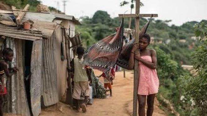 Phần lớn dân số Angola là người nghèo. Ảnh: Washington Post