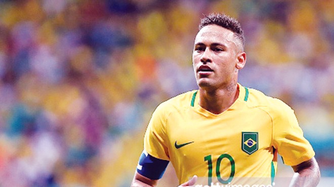 Neymar và tuyển Brazil đã thoát hiểm ở vòng bảng để nuôi tiếp giấc mơ vô địch Olympic. Ảnh: GETTY IMAGES