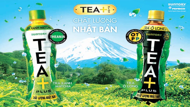 Trà Xanh Matcha TEA+ và Trà Ô Long TEA+ tự hào với chất lượng Nhật Bản.