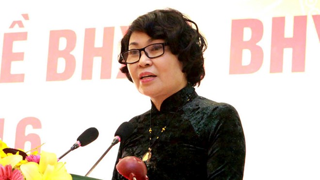 Tổng Giám đốc Bảo hiểm xã hội Việt Nam Nguyễn Thị Minh.